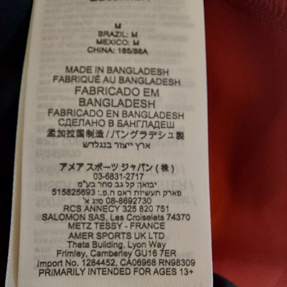 NEW! Salomon Bonatti Cross Full Zip Hoodie Jacket in Earth Red Size Medium $100 - Picture 16 of 16